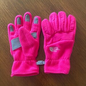 The North Face Kids' Bright Pink Mittens